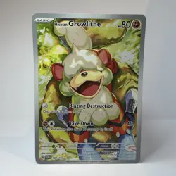 Hisuian Growlithe Full Art Illustration Rare Twilight Masquerade 181/167 Pokemon - Image 1