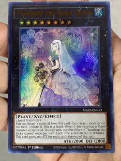 Yugioh Teardrop The Rikka Queen MAZE-EN053 1st ULTRA (NM) - Image 1