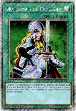 YuGiOh! Nobleman of Crossout - RA03-EN102 - Platinum Secret Rare 1st Edition NM - Image 1
