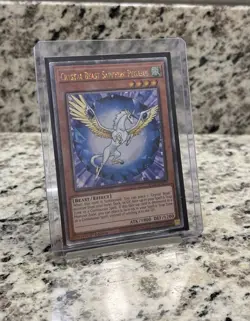 Yugioh! Crystal Beast Sapphire Pegasus - RA03-EN179 - Quarter Century Secret Rar - Image 1