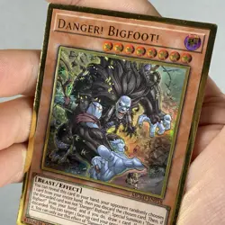 Yugioh - Danger! Bigfoot! (Gold Rare) (1st Edition) - MGED-EN018 - Image 2