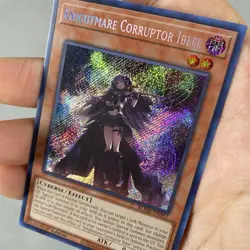 Yugioh! Knightmare Corruptor Iblee - BLMR-EN057 - Secret Rare - 1st Edition Near - Image 2