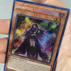 Yugioh! Knightmare Corruptor Iblee - BLMR-EN057 - Secret Rare - 1st Edition Near - Image 4