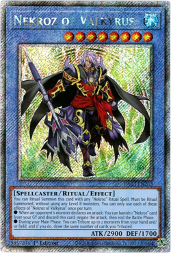 YuGiOh! Nekroz of Valkyrus - RA03-EN263 - Platinum Secret Rare 1st Edition NM/M - Image 1