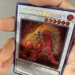YUGIOH ADAMANCIPATOR RISEN LEONITE SESL-EN007 1ST SECRET - Image 3