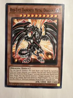 Red-Eyes Darkness Metal Dragon - HAC1-EN017 Yugioh Hidden Arsenal 1st Edition NM - Image 1
