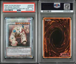 2024 Yugioh Colossal Fighter #EN200 RA03-Quarter Century Bonanza (QCSR) PSA 10! - Image 2