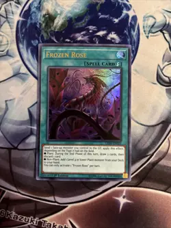 (YBL) FROZEN ROSE *** ULTRA RARE LED4-EN026 YUGIOH! VLP 1st - Image 1