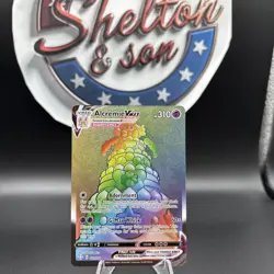 Alcremie Vmax 073/072 Shining Fates - NM Full Art Rainbow Rare Pokemon Card - Image 1