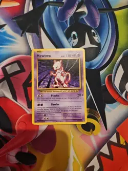 Pokemon Mewtwo TCG Evolutions Card 51/108 Regular Rare - Image 1