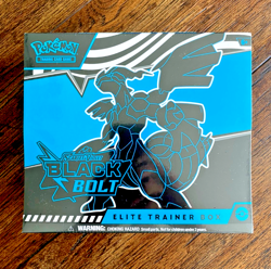 Pokemon TCG Scarlet & Violet 10.5 BLACK BOLT Elite Trainer Box - NEW - SEALED!! - Image 1