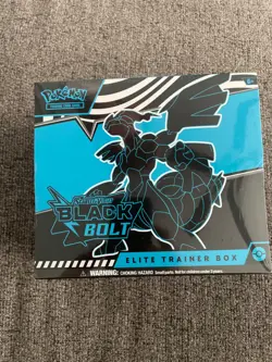Pokemon TCG Scarlet & Violet 10.5 BLACK BOLT Elite Trainer Box - NEW - SEALED!! 196214113619 - Image 1