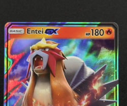 Pokemon TCG Card Entei GX 10/73 Ultra Rare Holo Shining Legends 2017 LP - D11 - Image 2