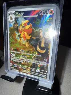 Pokemon Pyroar TCG Illustration Rare Holo Card 200/193 Sv02: Paldea Evolved - Image 2