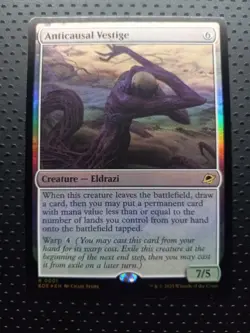 Magic The Gathering MTG Edge Of Eternities #1 Anticausal Vestige Foil - Image 1
