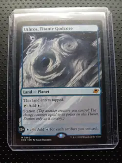 Magic The Gathering MTG Edge Of Eternities #260 Uthros, Titanic Godcore - Image 3