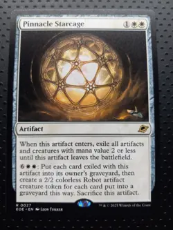 Magic The Gathering MTG Edge Of Eternities #27 Pinnacle Starcage - Image 1