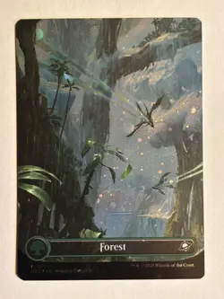 Forest (Borderless Galaxy FOIL) Edge of Eternities - MTG - Image 1