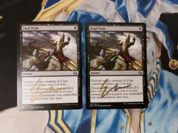Fatal Push SIGNED MTG Aether Revolt Black Uncommon Lightly Played x2 - Image 1