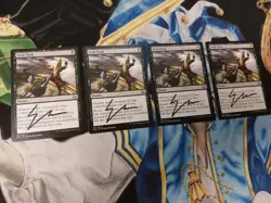 Fatal Push SIGNED MTG Aether Revolt Black Uncommon Lightly Played x4 - Image 1