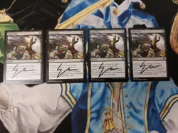 Fatal Push SIGNED MTG Aether Revolt Black Uncommon Lightly Played x4 - Image 2