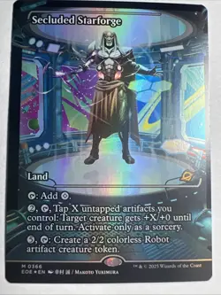 MTG Secluded Starforge (Showcase) Edge of Eternities Foil NM 366 Magic - Image 1