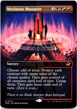 Mutinous Massacre (Borderless) - Edge of Eternities - MTG Magic EOE NM/M 💀🔥 - Image 3