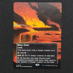 Blast Zone (0137) (Borderless) Edge of Eternities Stellar Sights MTG - Image 1