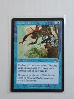 Pendrell Flux - Urza's Saga - LP - MTG Magic - Common - Enchant Creature - Image 1