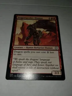 MTG: Dragonspeaker Shaman- Commander: Adventures in the Forgotten Realms 330 - Image 1