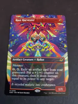 NM Borderless Rust Harvester, MTG, Edge of Eternities, Magic the Gathering, 310 - Image 1