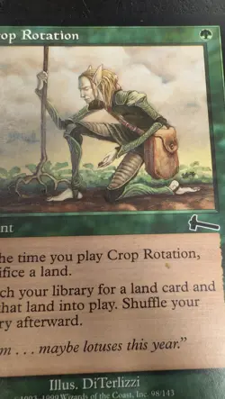 Crop Rotation Urza's Legacy Regular Magic Mtg - Image 3