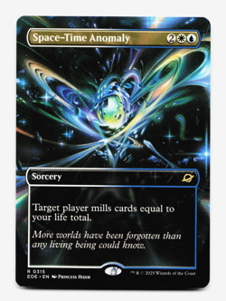 Space-Time Anomaly (Borderless) - Edge of Eternities - MTG Magic EOE NM/M ⚪💧 - Image 1