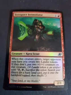 MTG - Terrapact Intimidator (Foil) - Edge of Eternities NM/M Condition - Image 1