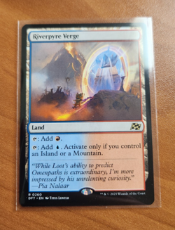 Magic MTG Riverpyre Verge DFT 0260 Regular Rare - NM condition - Image 1
