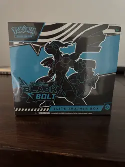 NEW Pokemon TCG Black Bolt Elite Trainer Box ETB -IN HAND- NEW & Sealed - Image 1
