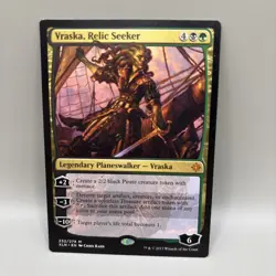 MTG RARE Vraska, Relic Seeker #232 (LP) Ixalan XLN - Legendary Planeswalker - Image 1