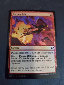 Plasma Bolt *FOIL Common* Magic MtG x1 Edge of Eternities NM - Image 1