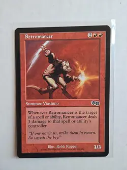 Retromancer - Urza's Saga - LP - MTG Magic - Common - Creature - Image 1