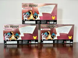 Pokemon TCG Celebrations Collection V Memories Box GameStop Exclusive- Lot of 3 - Image 2