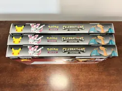 Pokemon TCG Celebrations Collection V Memories Box GameStop Exclusive- Lot of 3 - Image 4