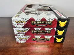 Pokemon TCG Celebrations Collection V Memories Box GameStop Exclusive- Lot of 3 - Image 5