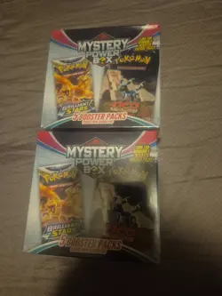 Lot of 2 Pokemon Mystery Power Box (5 Booster Packs) (10 Total) NEW SEALED - Image 1