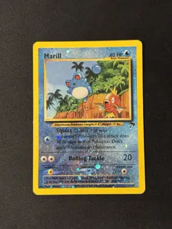 Marill 11/18 Reverse Holo Promo Southern Islands Pokemon - Image 1