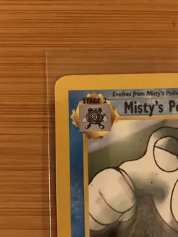 Pokemon TCG Gym Heroes Rare 1st Edition Misty’s Poliwrath #32/132 LP - Image 2