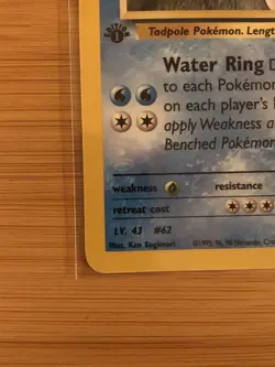 Pokemon TCG Gym Heroes Rare 1st Edition Misty’s Poliwrath #32/132 LP - Image 5
