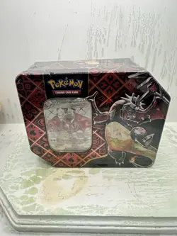 Pokemon TCG Shiny Charizard ex Paldean Fates Tin New Sealed - Image 1