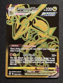 Pokemon TCG Rayquaza VMAX TG29/TG30 Swsh12: Silver Tempest Trainer Gallery Holo - Image 1