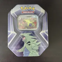 Pokemon TCG: Tyranitar Triple Whammy Collectors Tin - Factory Sealed - Image 1
