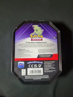 Pokemon TCG: Tyranitar Triple Whammy Collectors Tin - Factory Sealed - Image 2